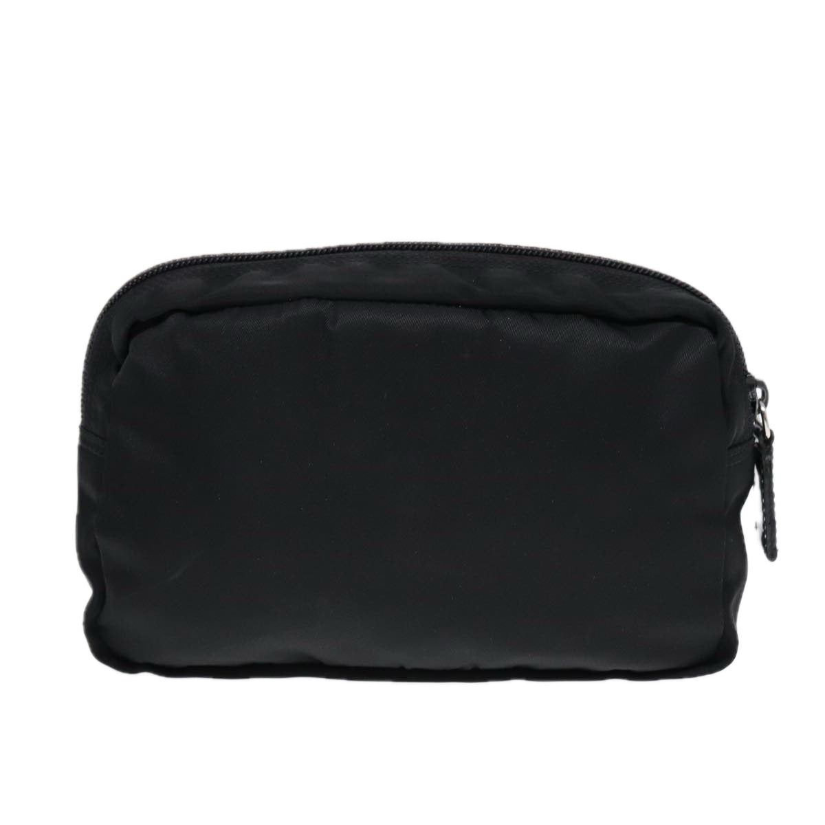 Luxury Prada Pouch Nylon Black Silver  bs17231
