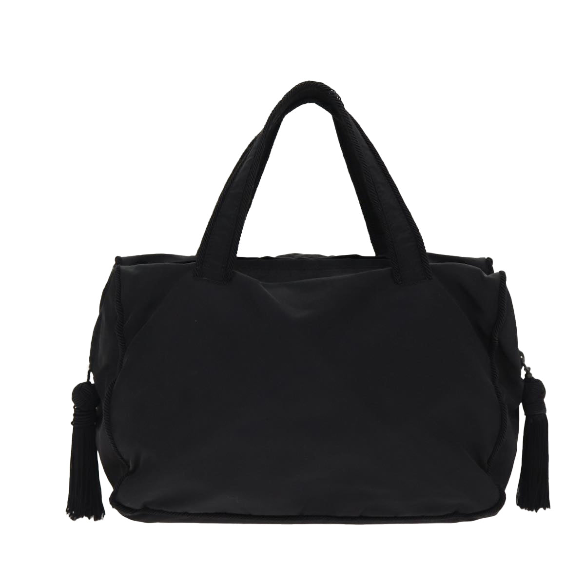 Luxury Prada Hand Bag Nylon Black Silver  bs17243