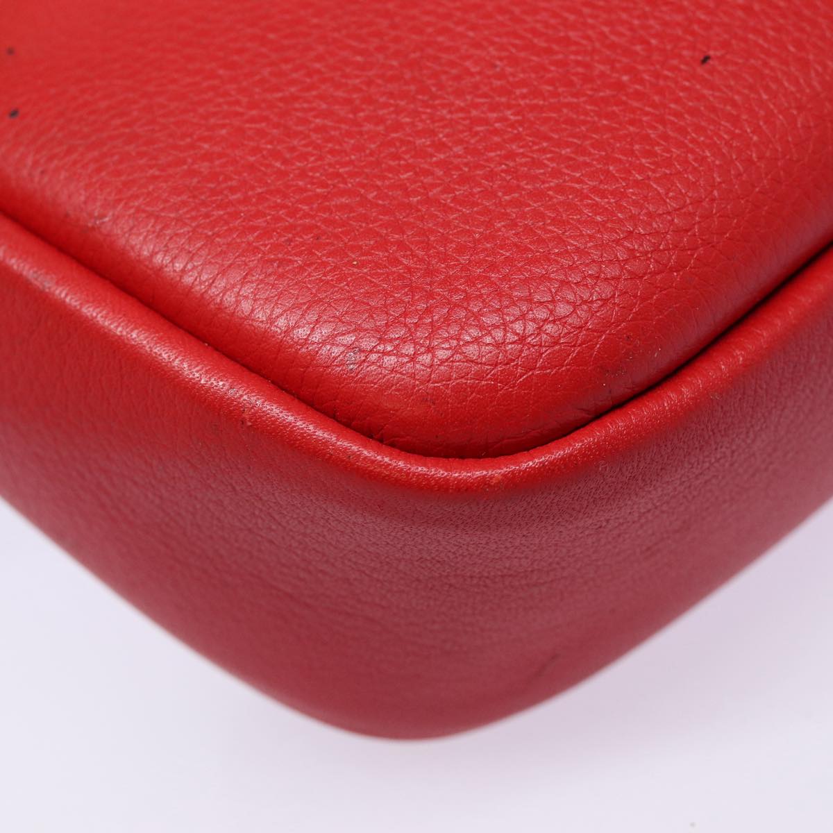 LOUIS VUITTON Parnasea Esan Ciel Shoulder Bag Leather Red M94448 LV bs17244