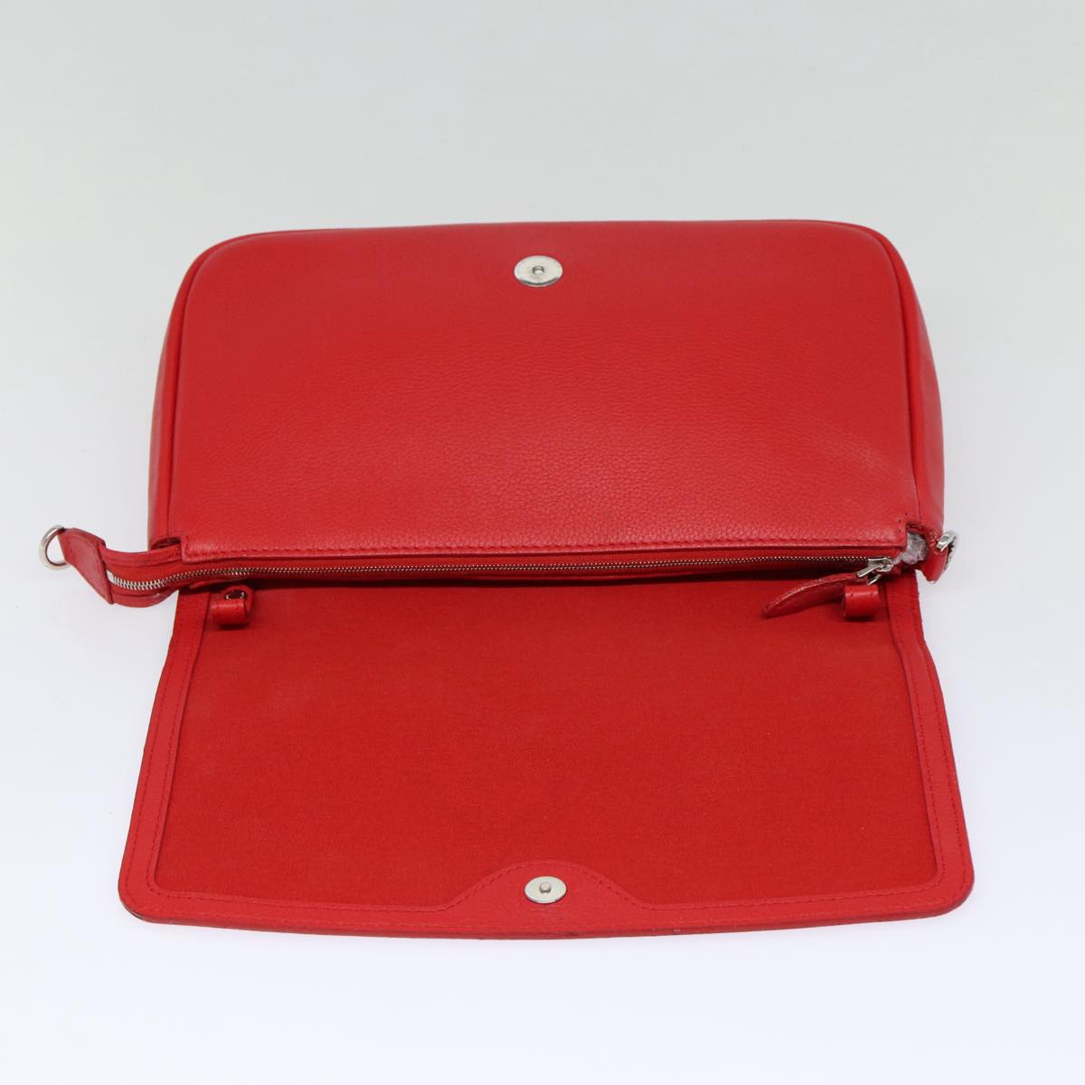 LOUIS VUITTON Parnasea Esan Ciel Shoulder Bag Leather Red M94448 LV bs17244