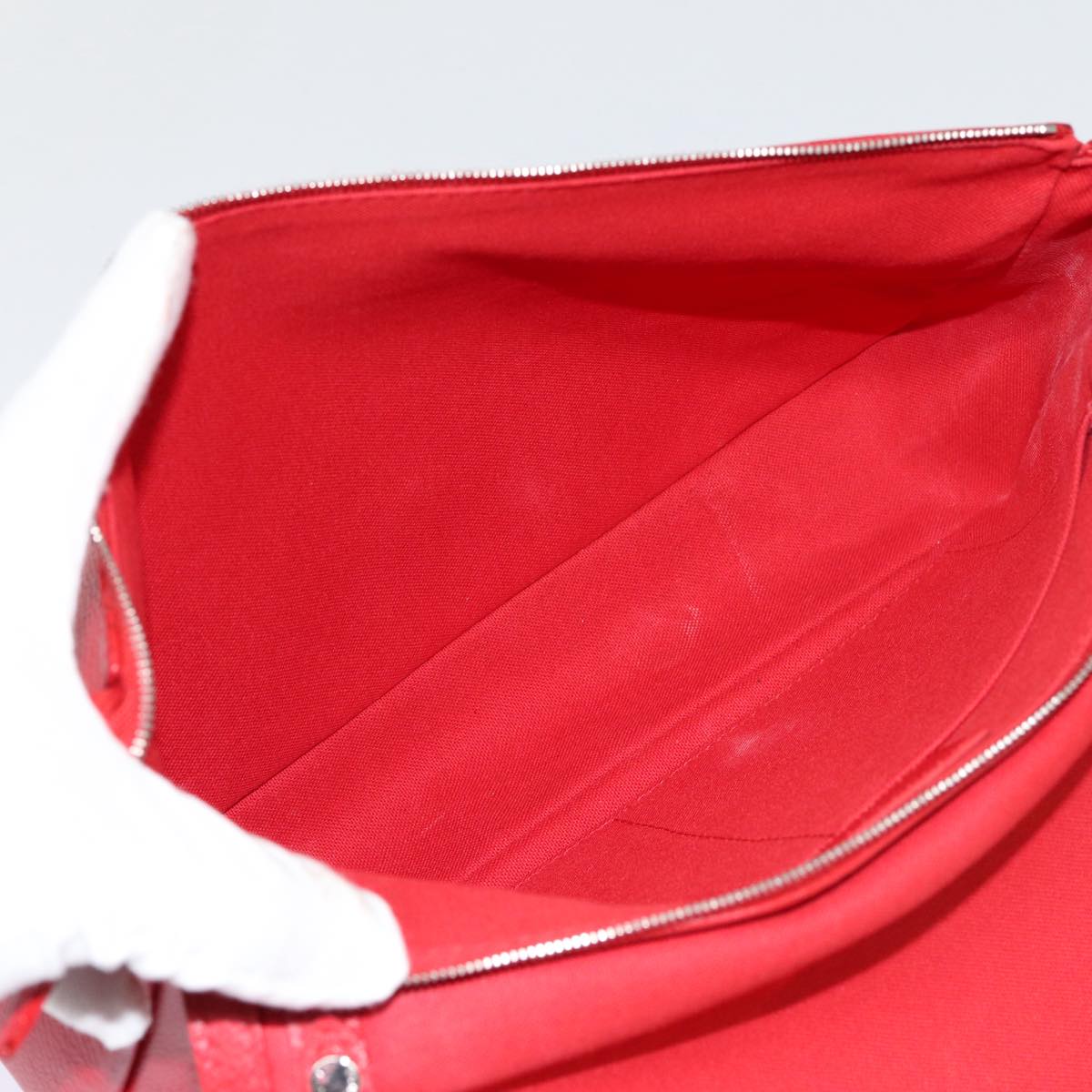 LOUIS VUITTON Parnasea Esan Ciel Shoulder Bag Leather Red M94448 LV bs17244