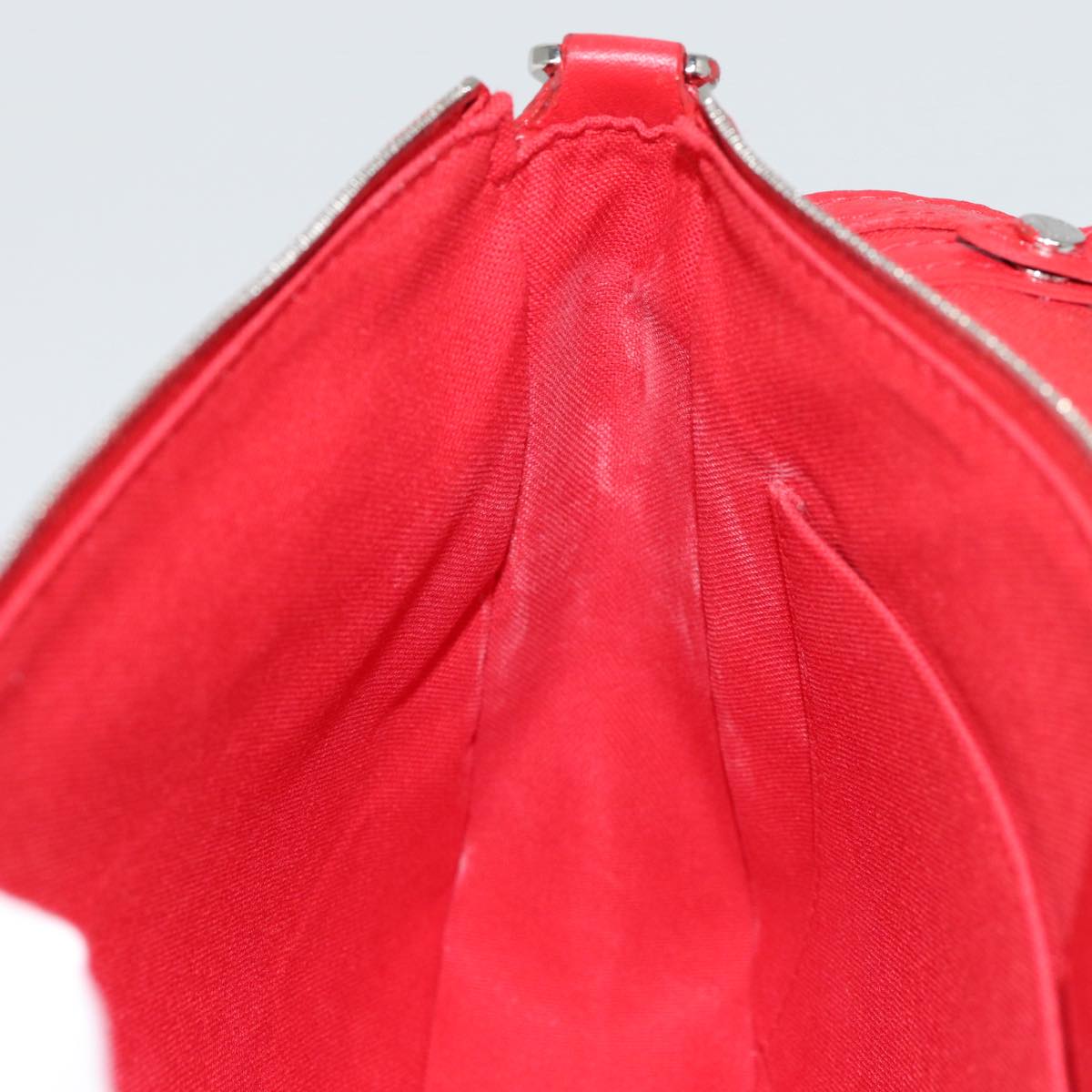 LOUIS VUITTON Parnasea Esan Ciel Shoulder Bag Leather Red M94448 LV bs17244