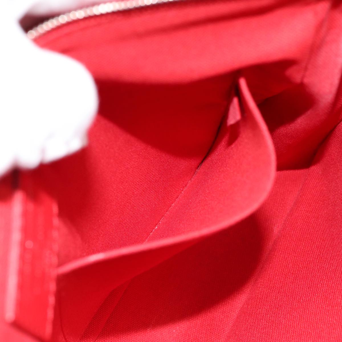 LOUIS VUITTON Parnasea Esan Ciel Shoulder Bag Leather Red M94448 LV bs17244