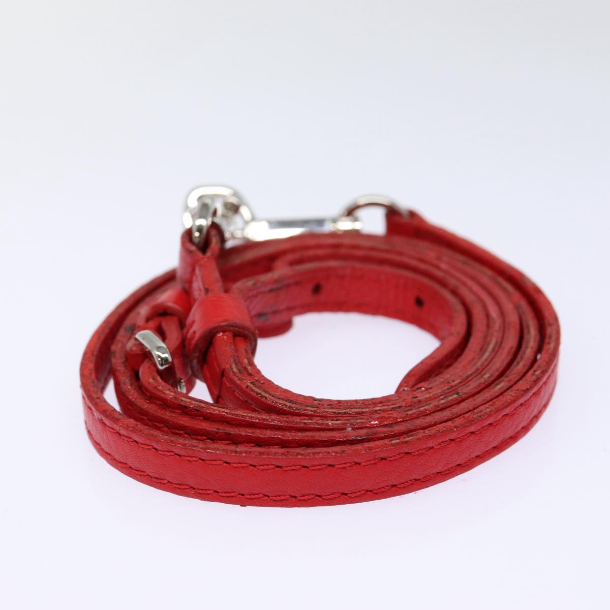 LOUIS VUITTON Parnasea Esan Ciel Shoulder Bag Leather Red M94448 LV bs17244