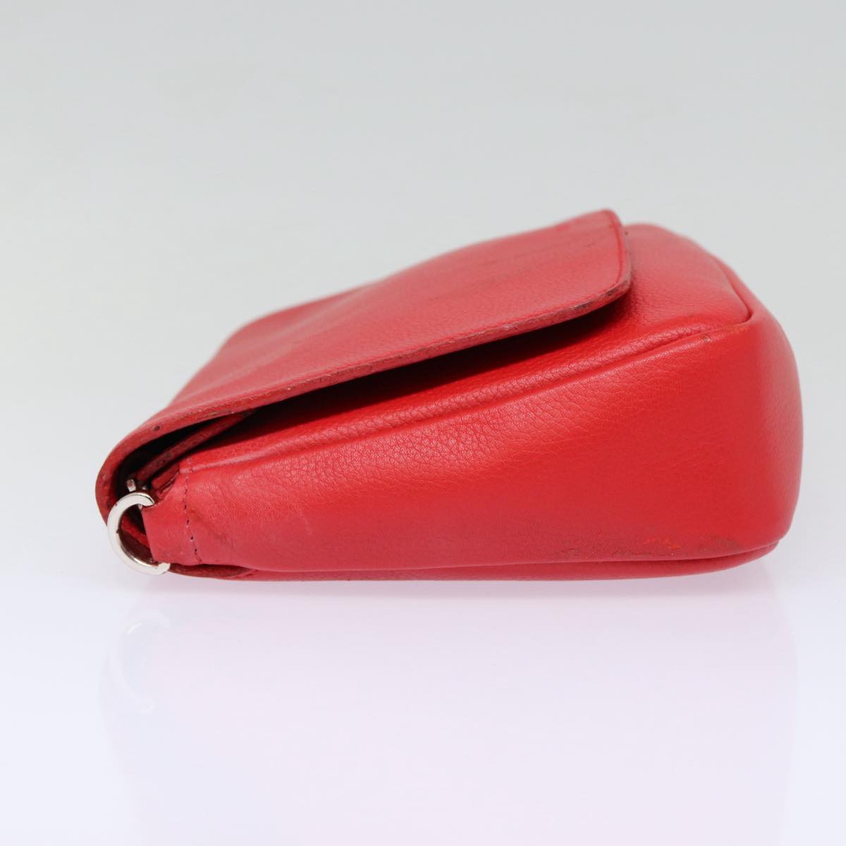 LOUIS VUITTON Parnasea Esan Ciel Shoulder Bag Leather Red M94448 LV bs17244