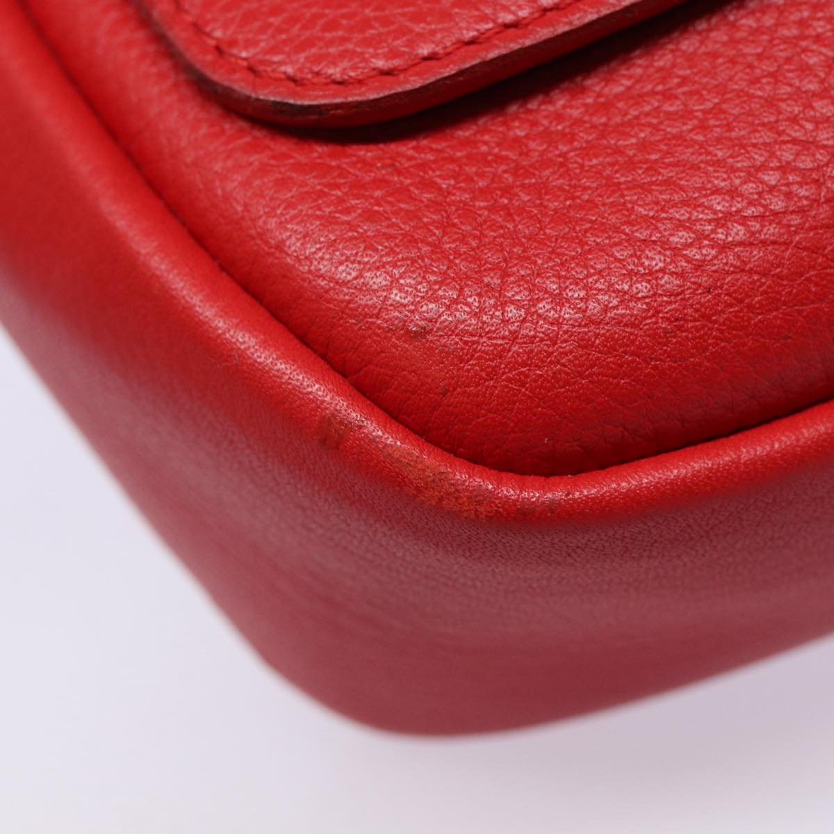 LOUIS VUITTON Parnasea Esan Ciel Shoulder Bag Leather Red M94448 LV bs17244