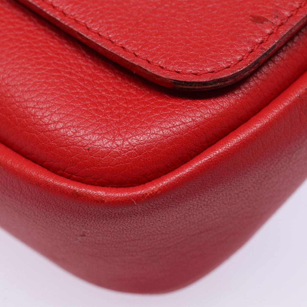 LOUIS VUITTON Parnasea Esan Ciel Shoulder Bag Leather Red M94448 LV bs17244