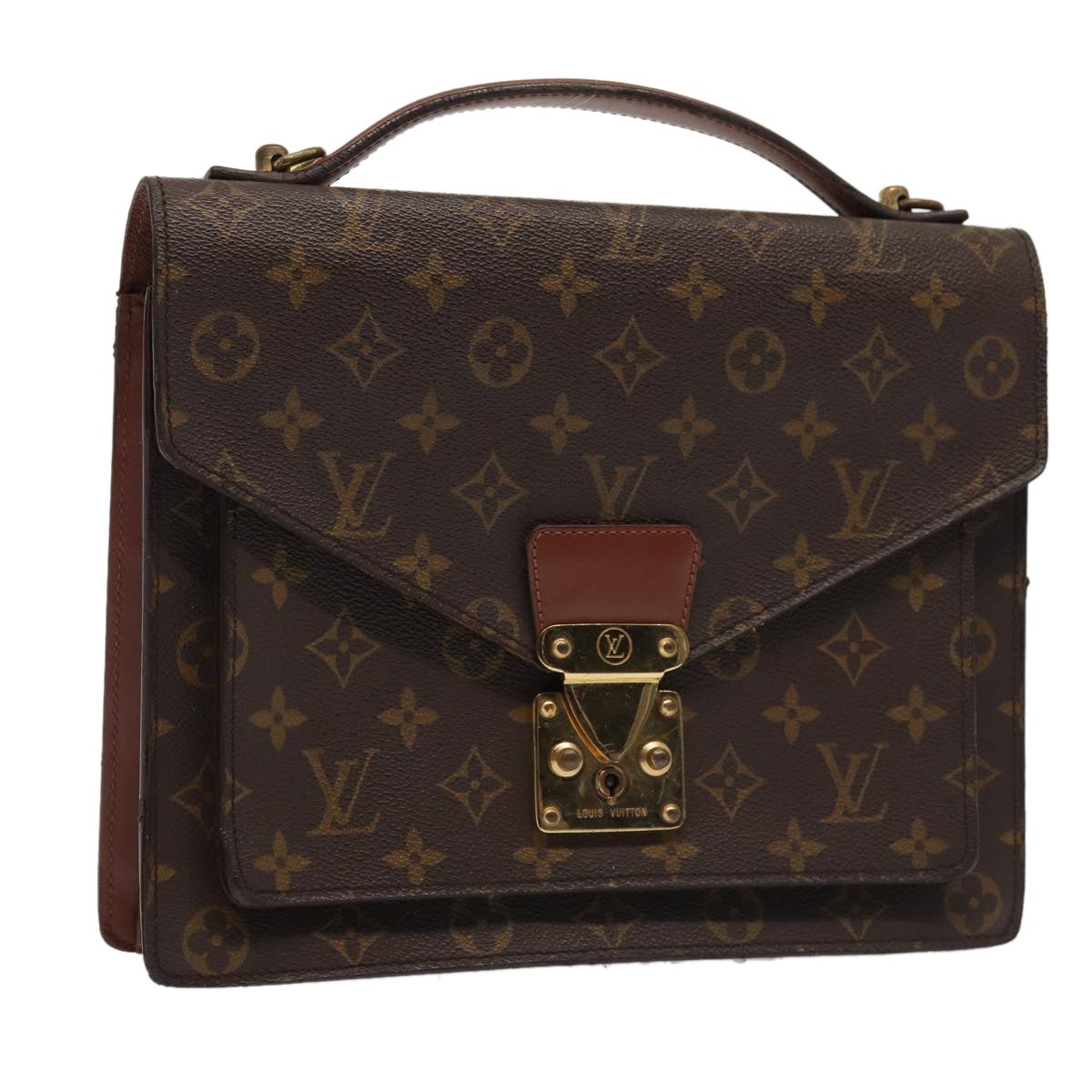 LOUIS VUITTON Monogram Monceau 28 Hand Bag 2way M51185 LV bs17247