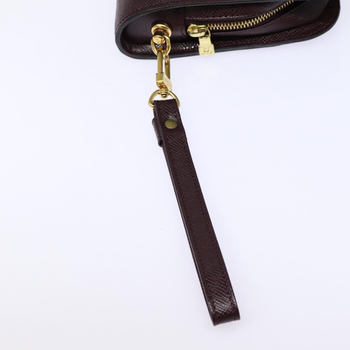 LOUIS VUITTON Taiga Baikal Clutch Bag Acajou M30186 LV bs17259