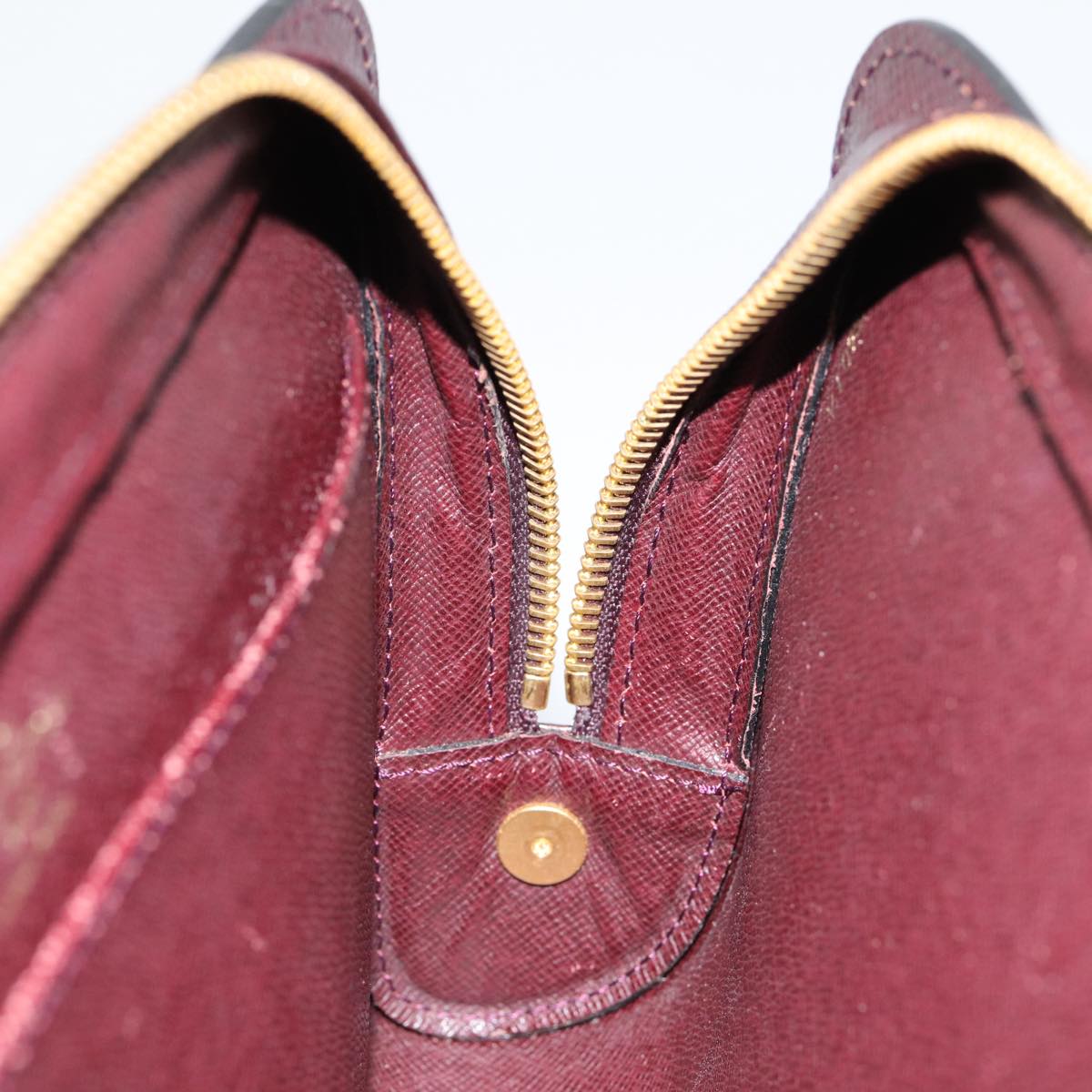 LOUIS VUITTON Taiga Baikal Clutch Bag Acajou M30186 LV bs17259