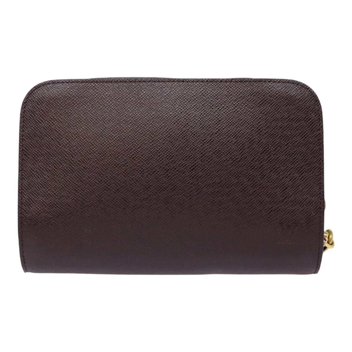 LOUIS VUITTON Taiga Baikal Clutch Bag Acajou M30186 LV bs17259