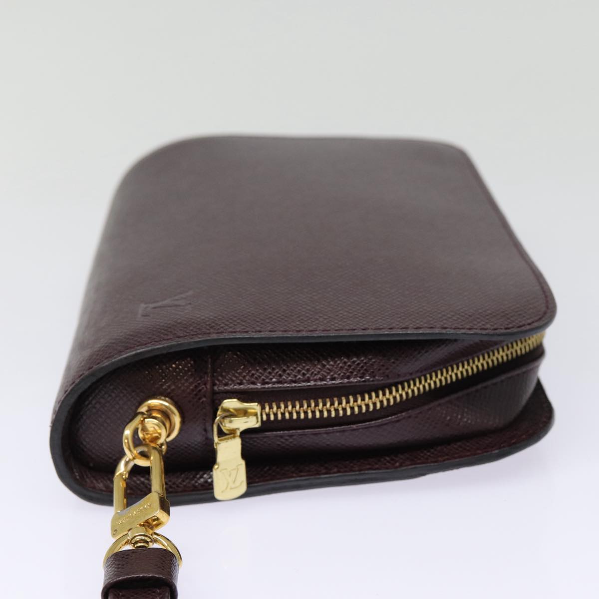 LOUIS VUITTON Taiga Baikal Clutch Bag Acajou M30186 LV bs17259