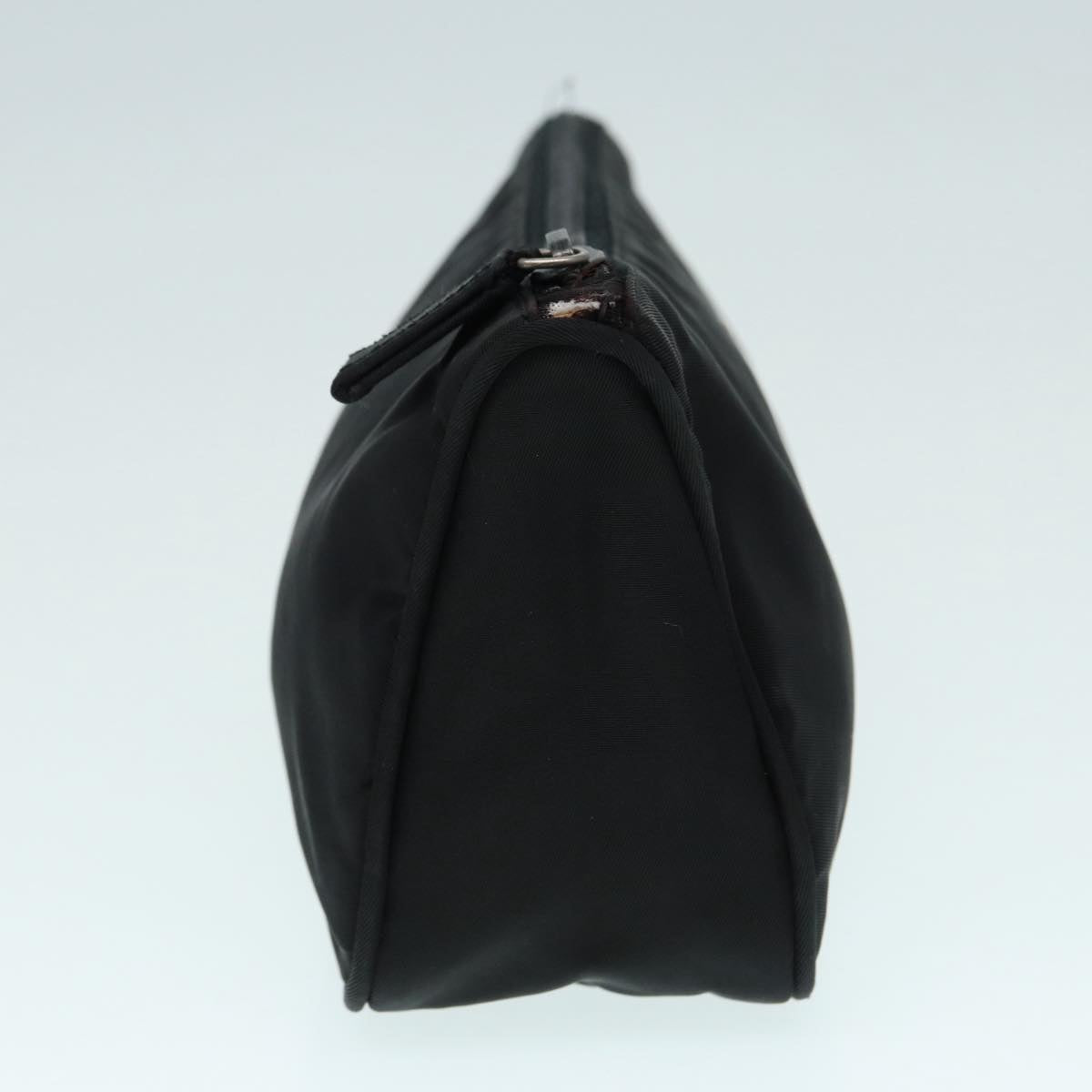 Luxury Prada Accessory Pouch Nylon Black Silver  bs17261