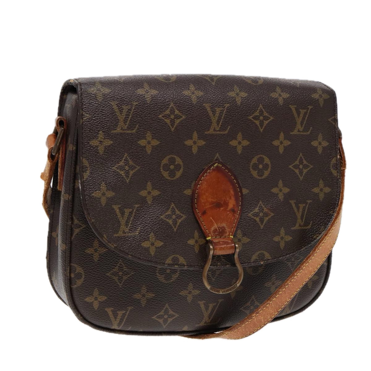 LOUIS VUITTON Monogram Saint Cloud GM Shoulder Bag M51242 LV bs17267