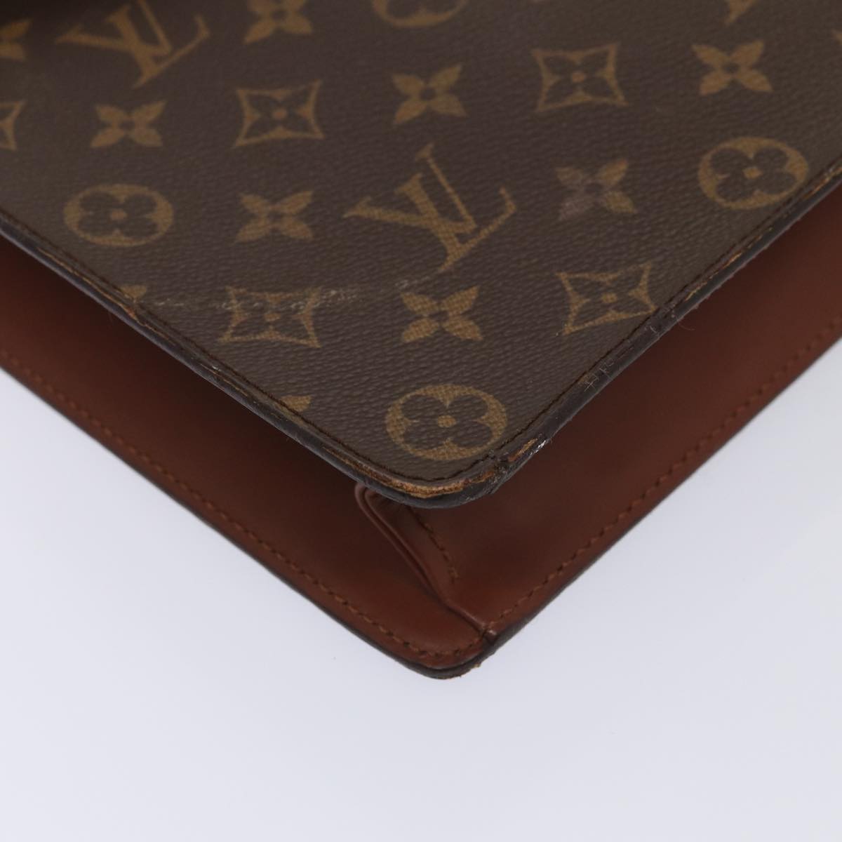 LOUIS VUITTON Monogram Porte Documents Bandouliere Bag M53338 LV bs17273