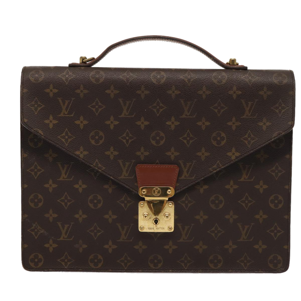 LOUIS VUITTON Monogram Porte Documents Bandouliere Bag M53338 LV bs17273