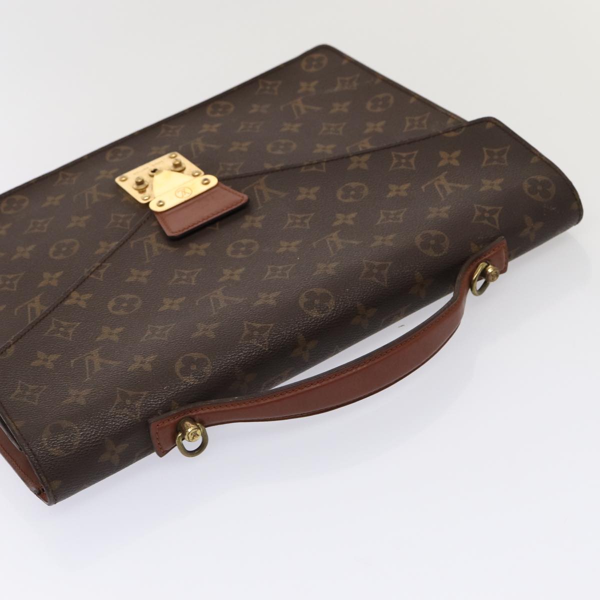 LOUIS VUITTON Monogram Porte Documents Bandouliere Bag M53338 LV bs17273