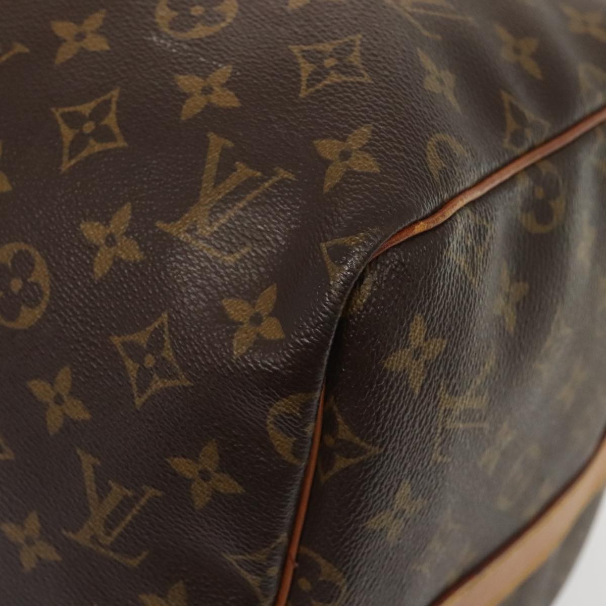 LOUIS VUITTON Monogram Keepall Bandouliere 55 Boston Bag M41414 LV bs17279