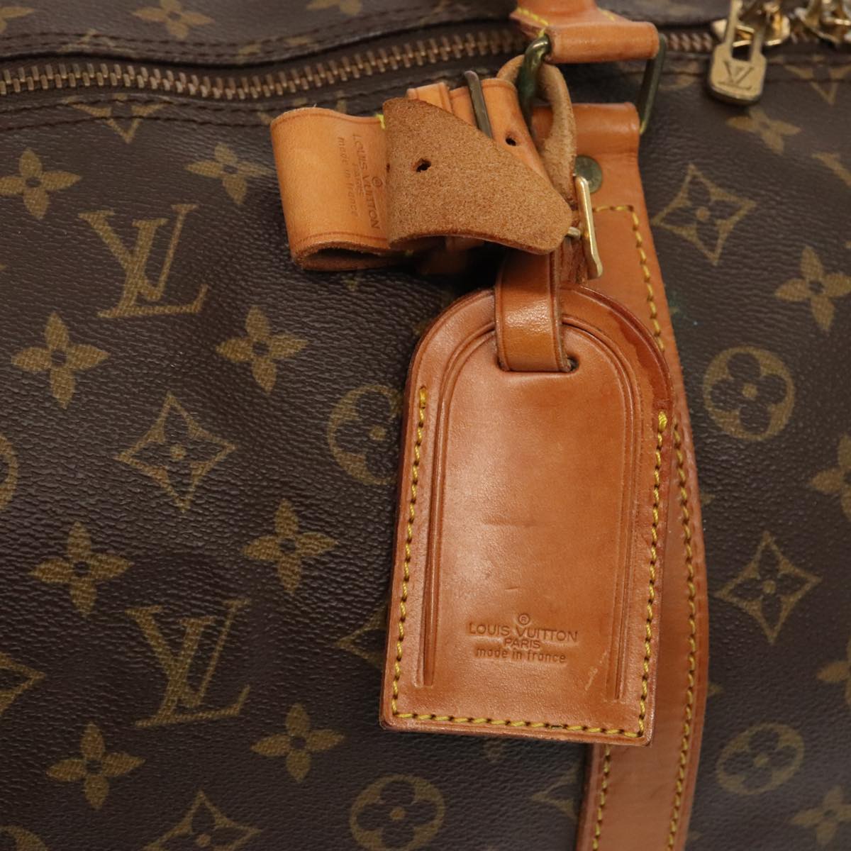 LOUIS VUITTON Monogram Keepall Bandouliere 55 Boston Bag M41414 LV bs17279