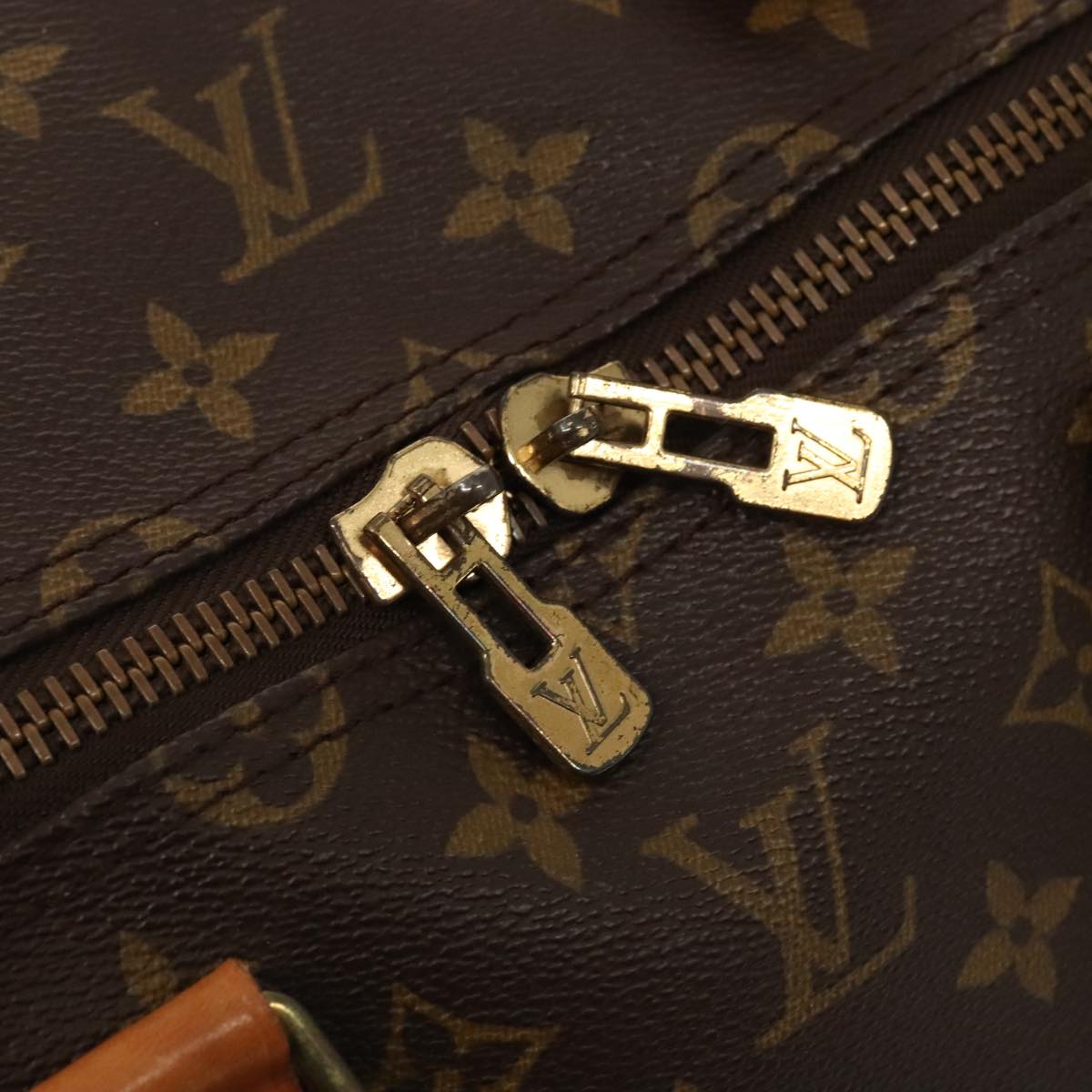 LOUIS VUITTON Monogram Keepall Bandouliere 55 Boston Bag M41414 LV bs17279