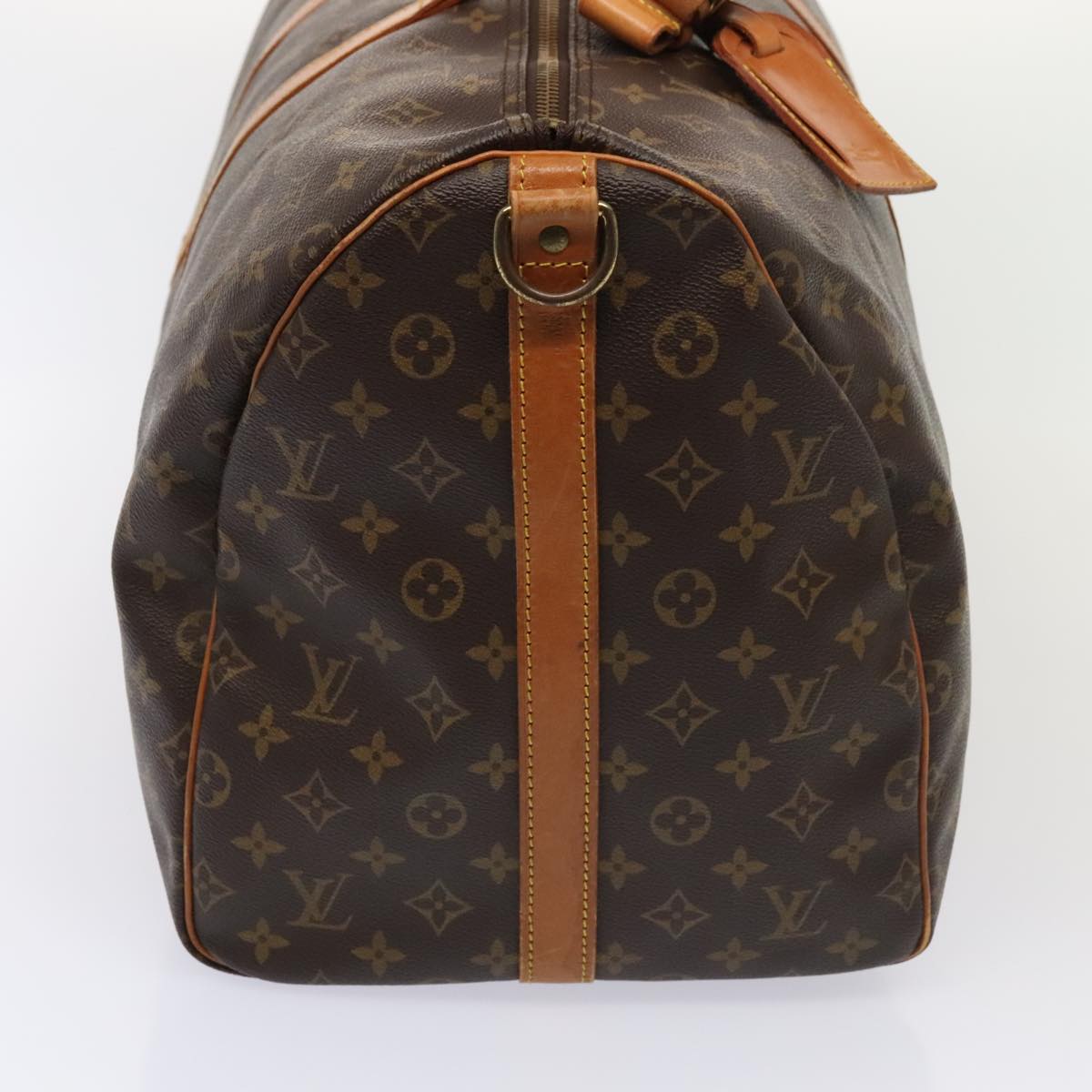 LOUIS VUITTON Monogram Keepall Bandouliere 55 Boston Bag M41414 LV bs17279