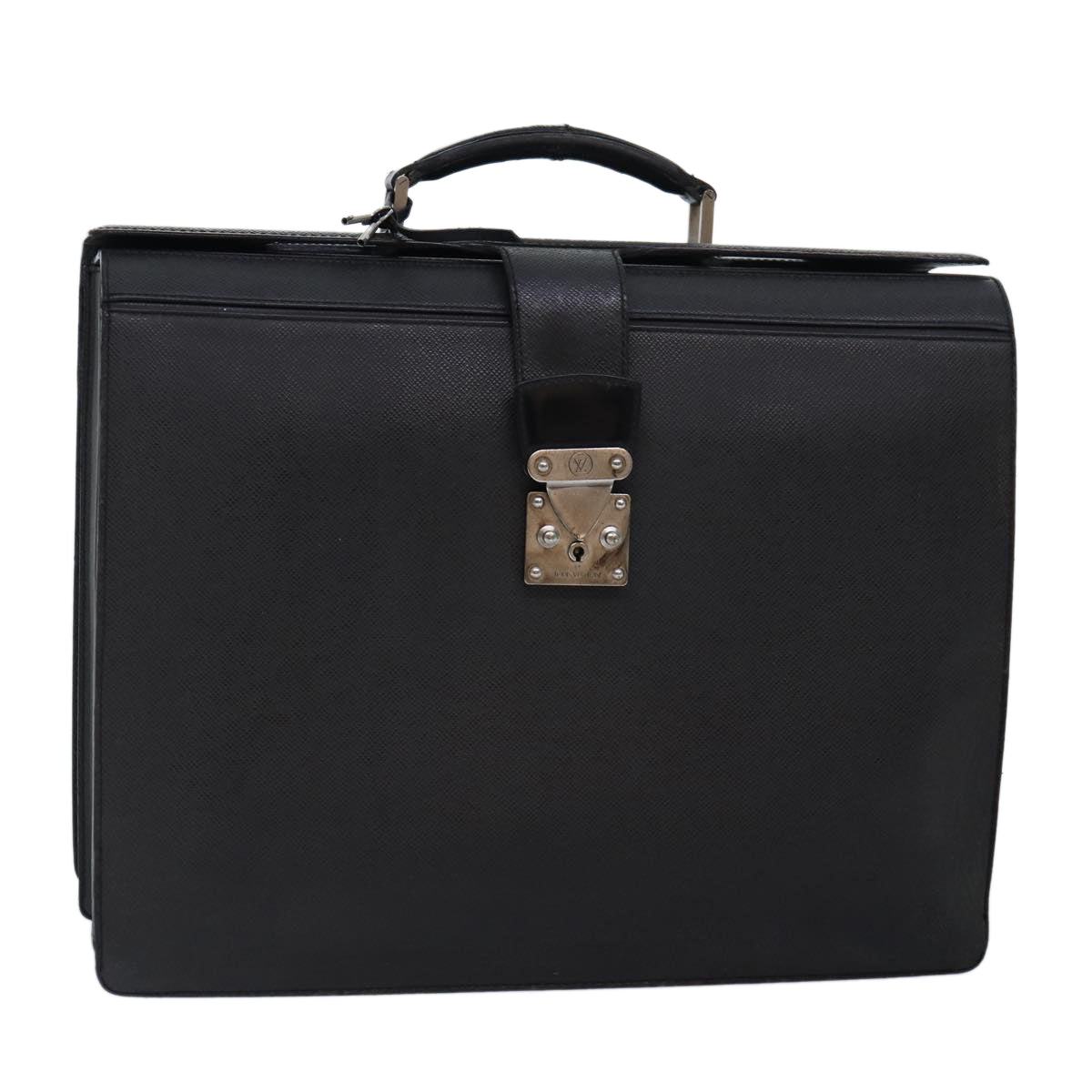 LOUIS VUITTON Taiga Leather Ural Briefcase Ardoise M30022 LV bs17325