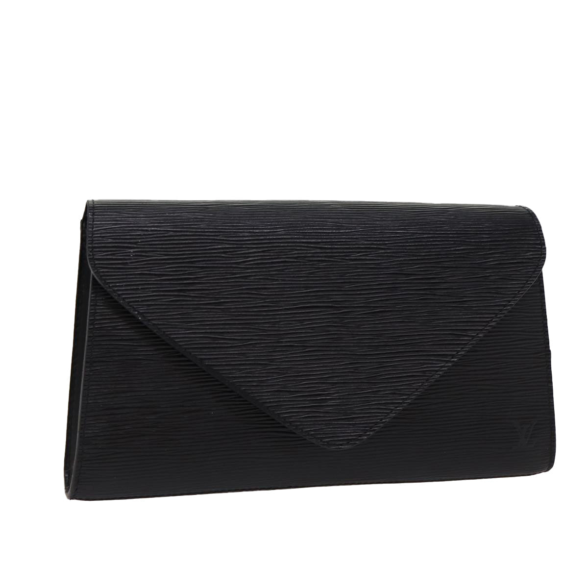 LOUIS VUITTON Epi Art Deco Clutch Bag Black M52632 LV bs17326