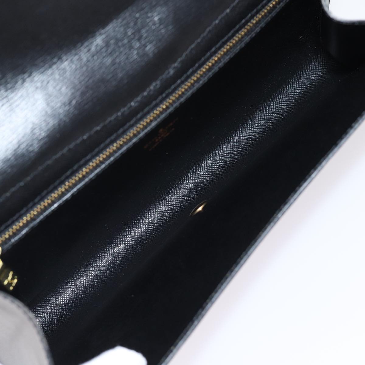 LOUIS VUITTON Epi Art Deco Clutch Bag Black M52632 LV bs17326