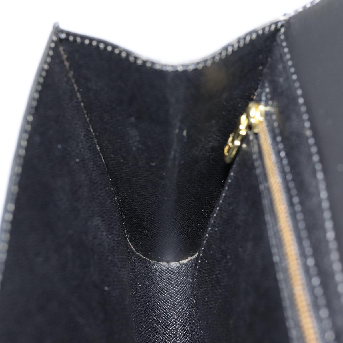 LOUIS VUITTON Epi Art Deco Clutch Bag Black M52632 LV bs17326