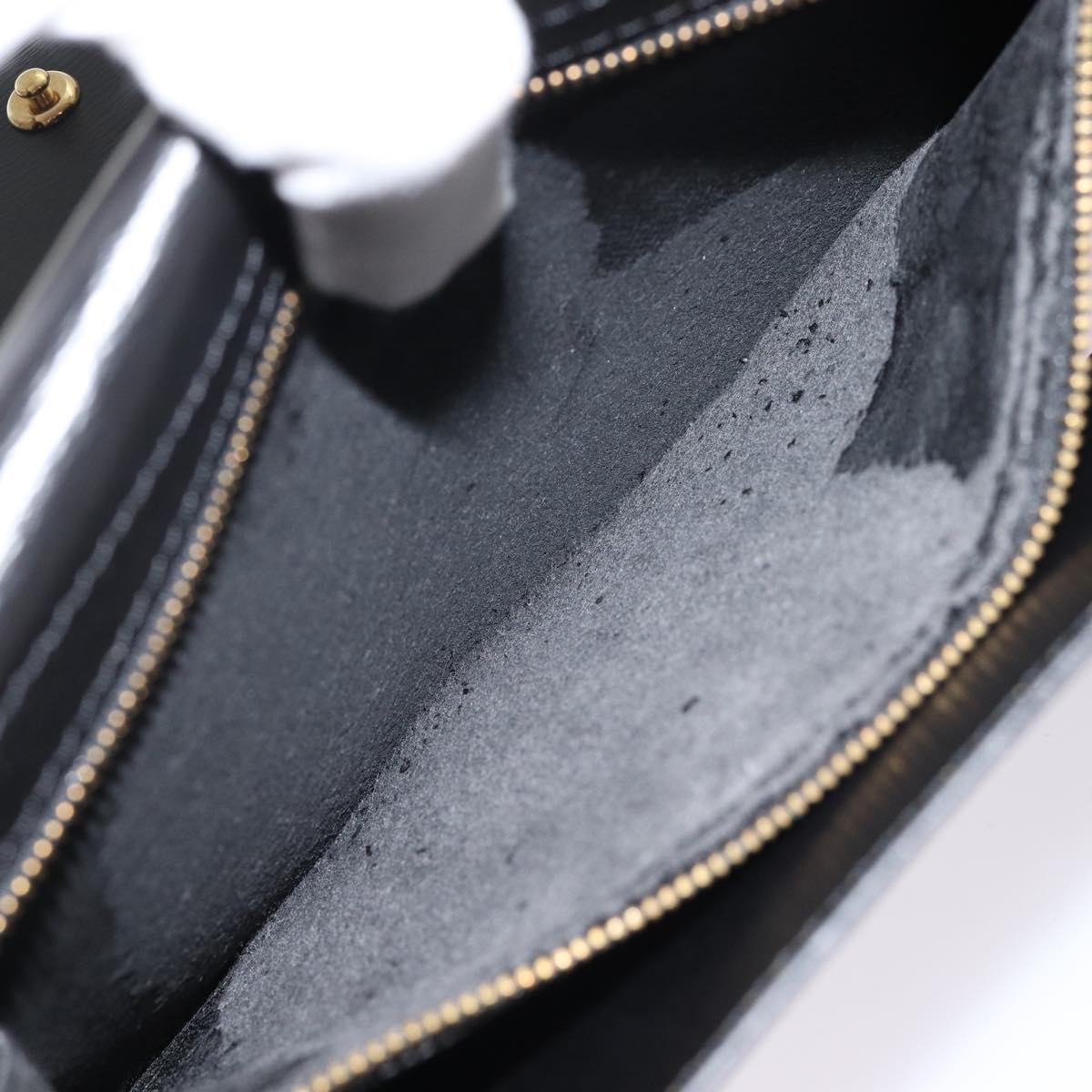 LOUIS VUITTON Epi Art Deco Clutch Bag Black M52632 LV bs17326