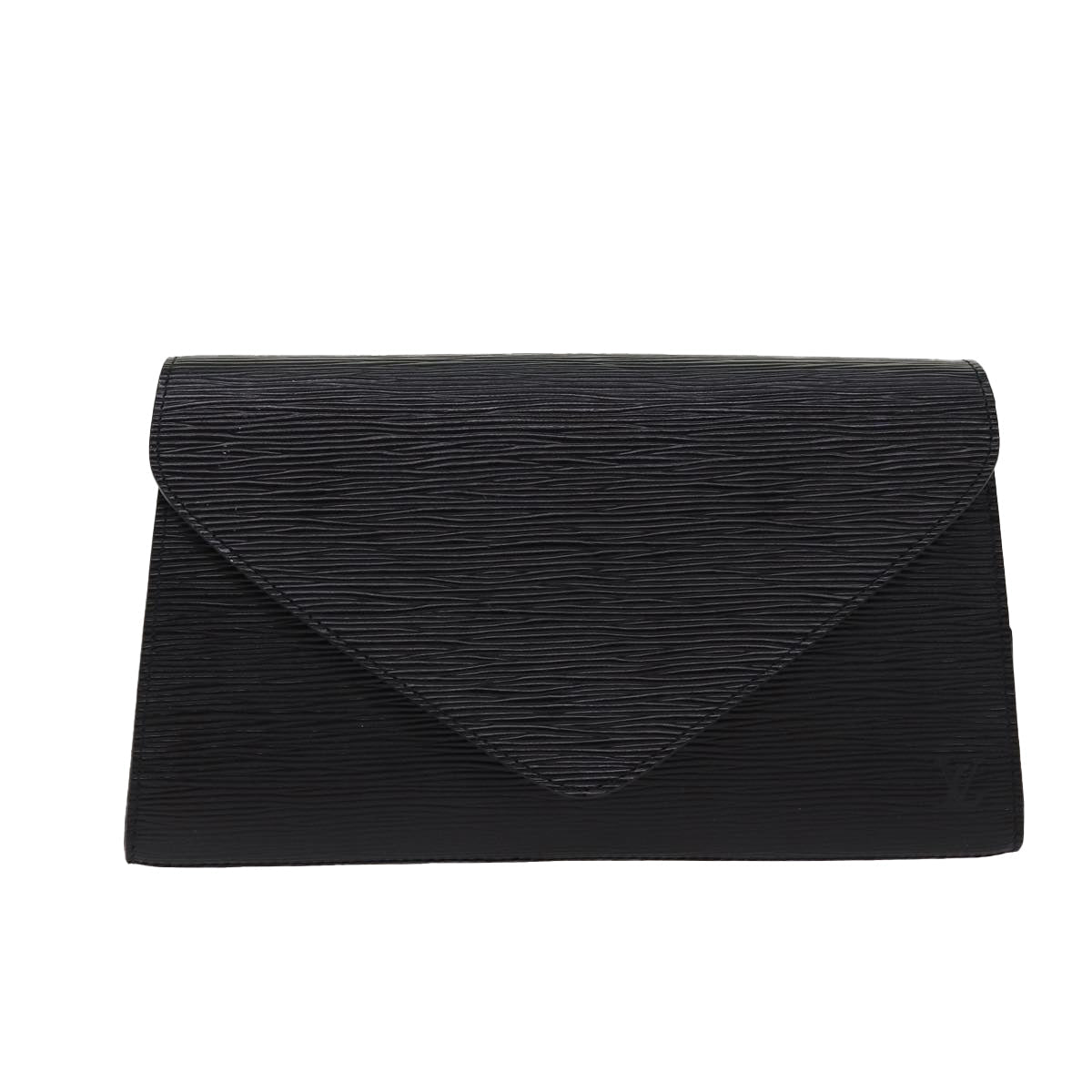 LOUIS VUITTON Epi Art Deco Clutch Bag Black M52632 LV bs17326