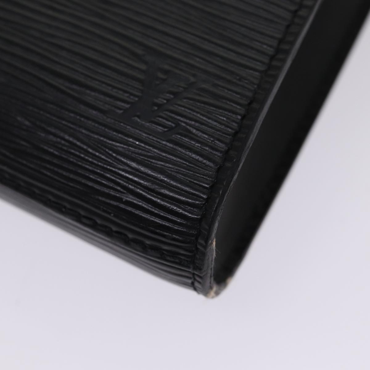 LOUIS VUITTON Epi Art Deco Clutch Bag Black M52632 LV bs17326