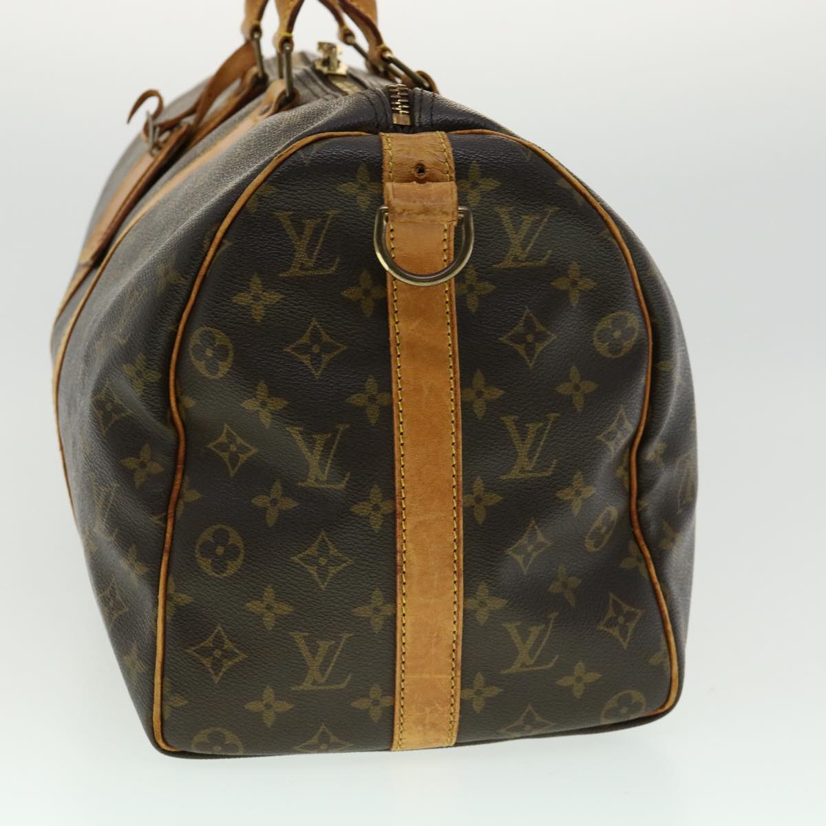 LOUIS VUITTON Monogram Keepall Bandouliere 45 Boston Bag M41418 LV bs1733