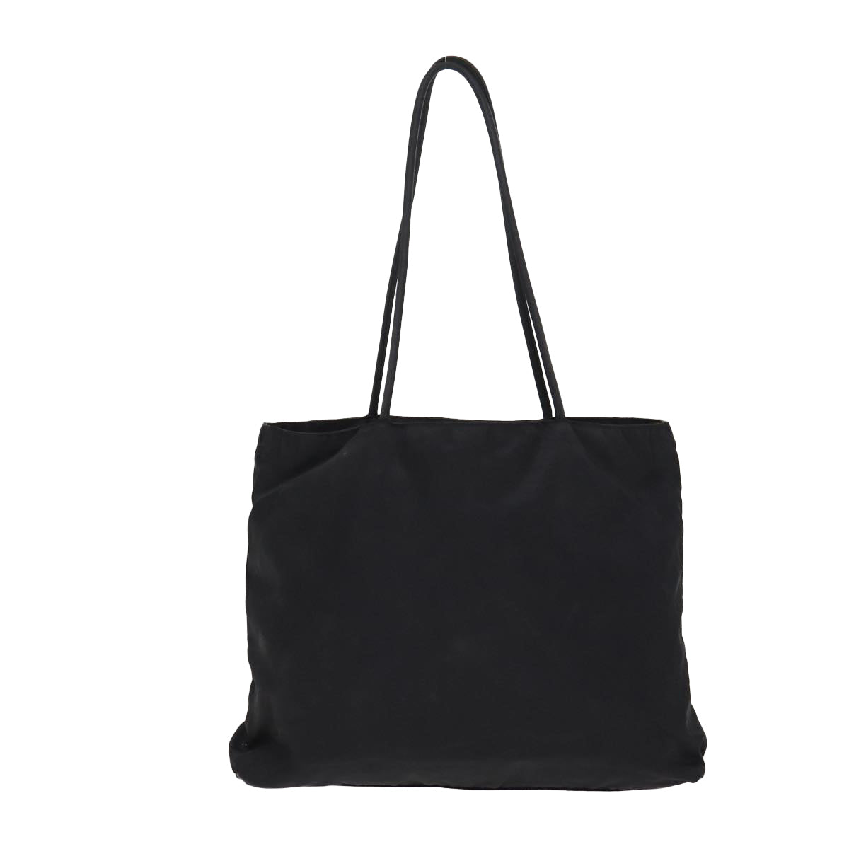 Luxury Prada Tote Bag Nylon Black Silver  bs17338