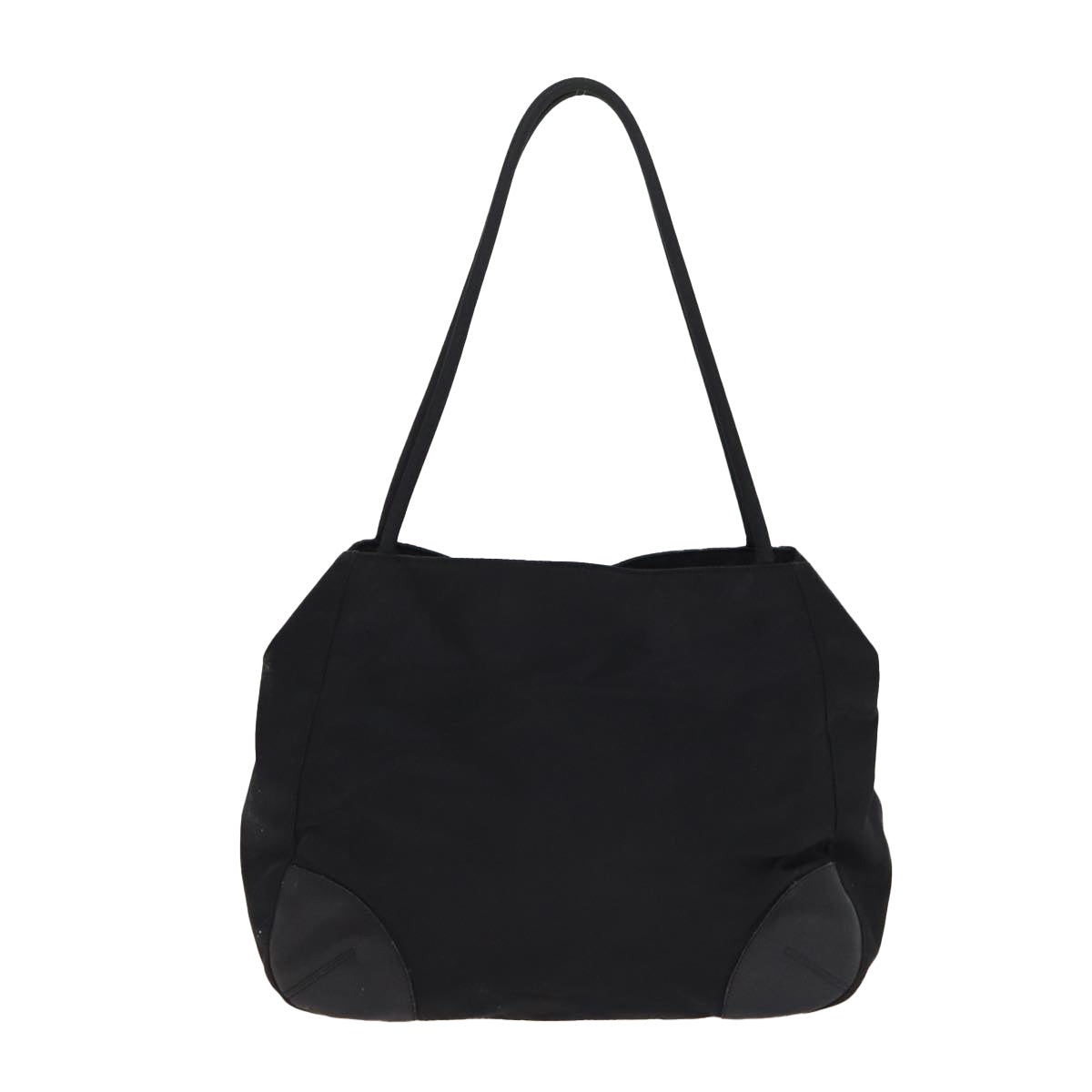 Luxury Prada Tote Bag Nylon Black Silver  bs17340