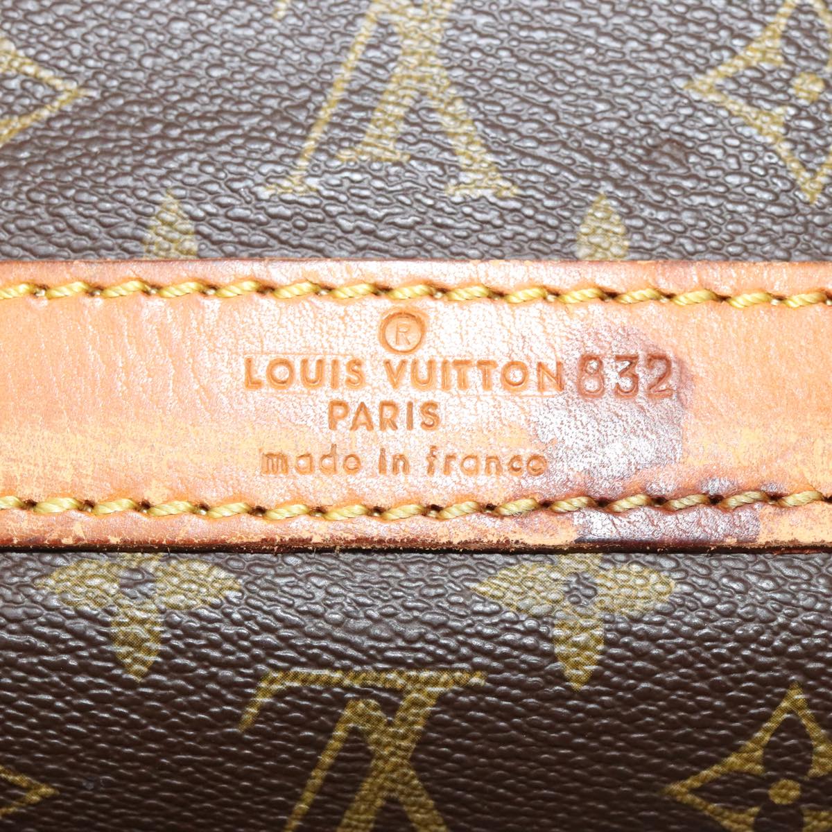 LOUIS VUITTON Monogram Sac Chasseur 55 Boston Bag M41922 LV bs17372