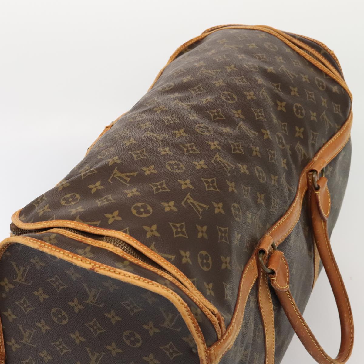 LOUIS VUITTON Monogram Sac Chasseur 55 Boston Bag M41922 LV bs17372
