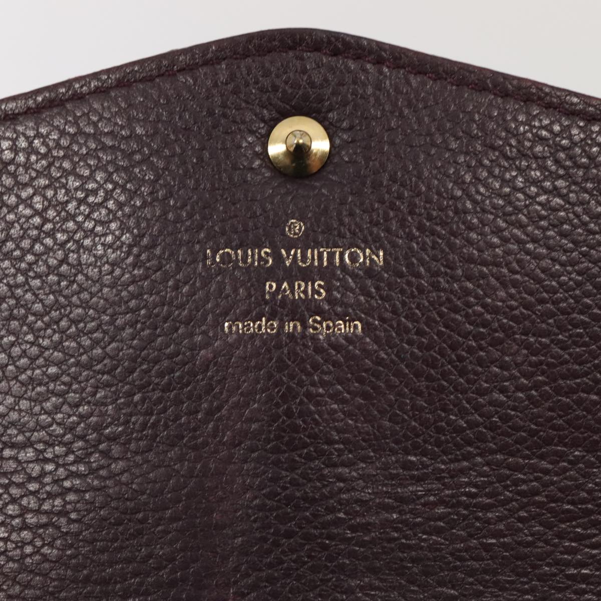 LOUIS VUITTON Empreinte Portefeuille Curieuse Wallet Purple M60300 bs17377