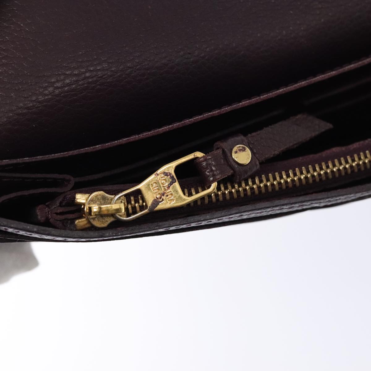 LOUIS VUITTON Empreinte Portefeuille Curieuse Wallet Purple M60300 bs17377