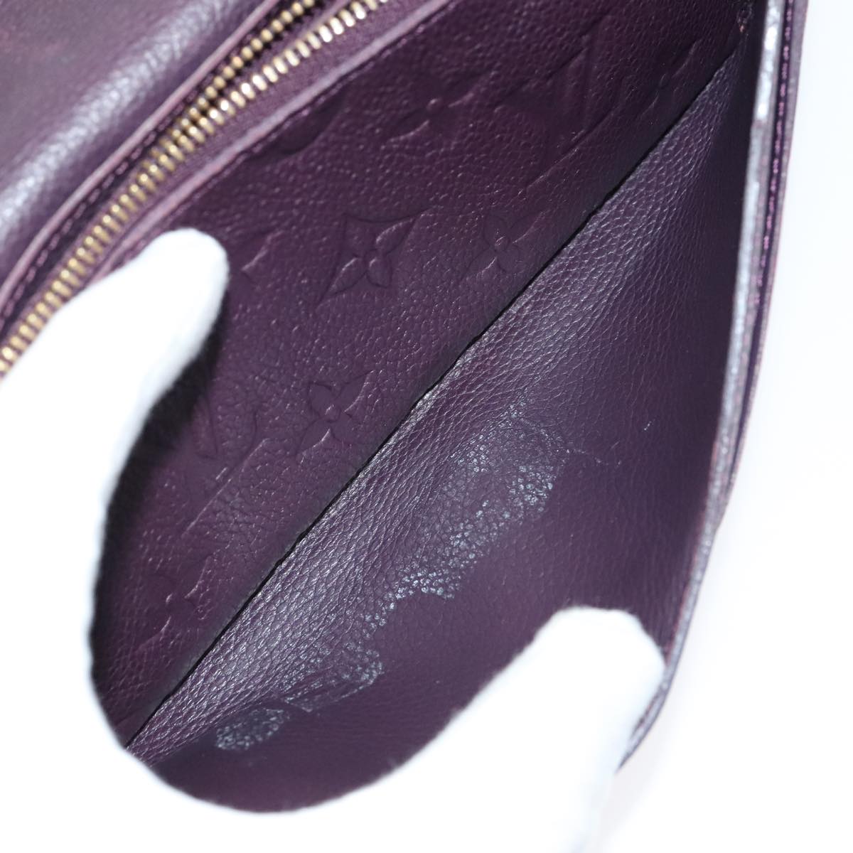 LOUIS VUITTON Empreinte Portefeuille Curieuse Wallet Purple M60300 bs17377