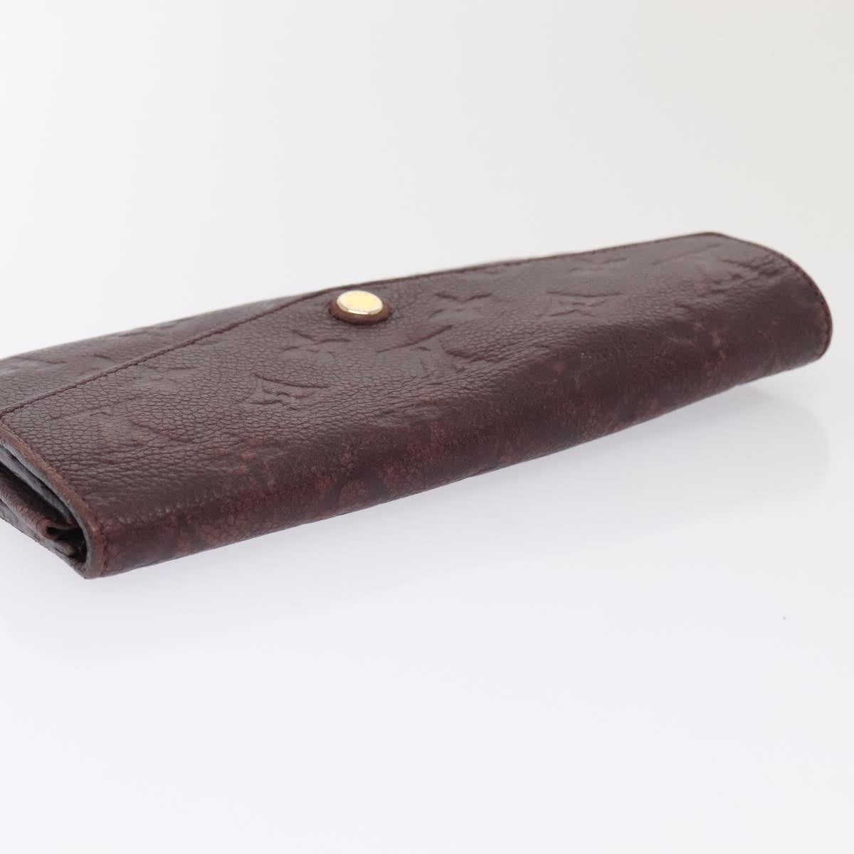 LOUIS VUITTON Empreinte Portefeuille Curieuse Wallet Purple M60300 bs17377