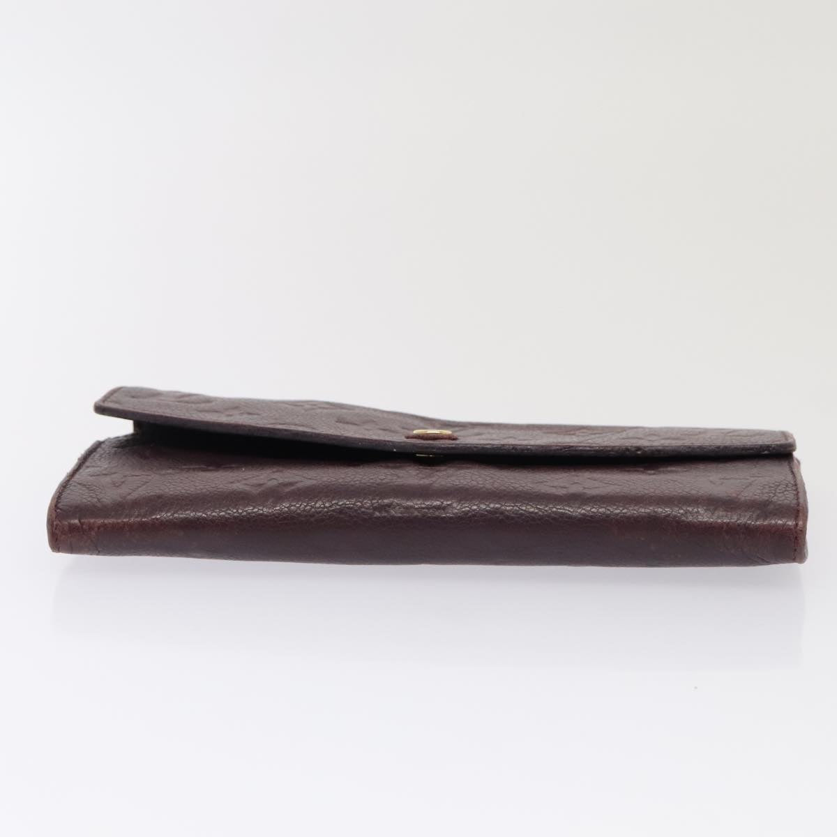 LOUIS VUITTON Empreinte Portefeuille Curieuse Wallet Purple M60300 bs17377