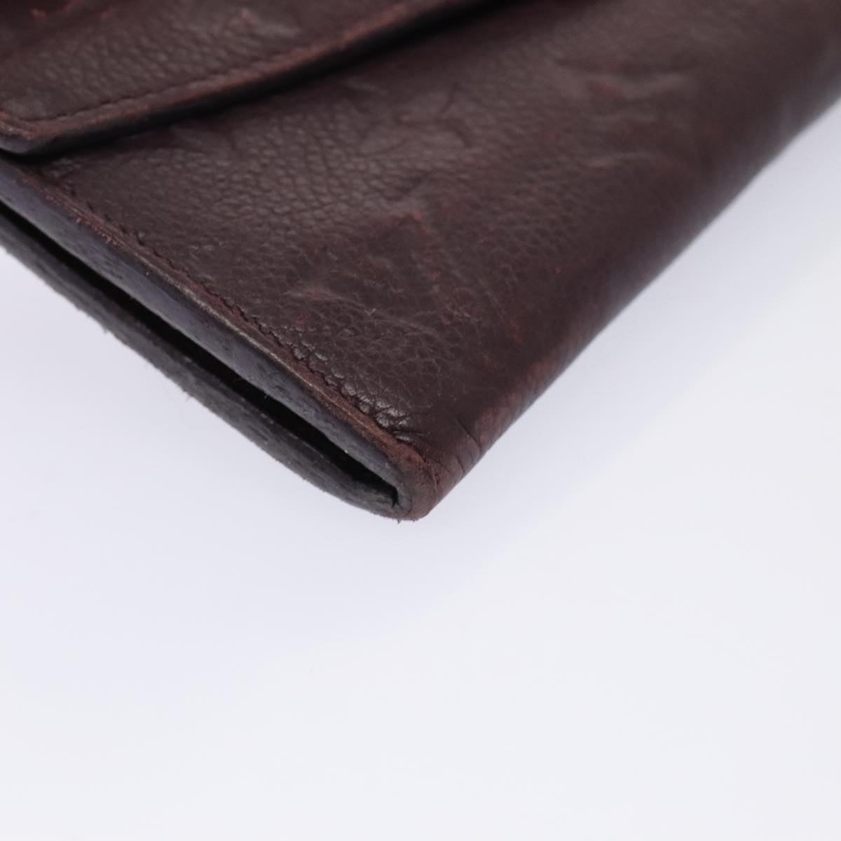 LOUIS VUITTON Empreinte Portefeuille Curieuse Wallet Purple M60300 bs17377