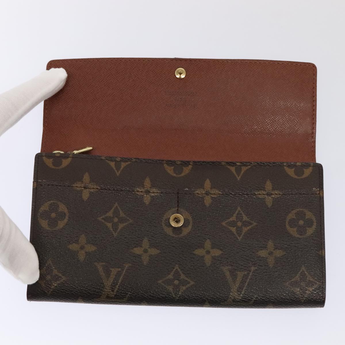 LOUIS VUITTON Monogram Portefeuille Sarah Long Wallet M60531 LV bs17395