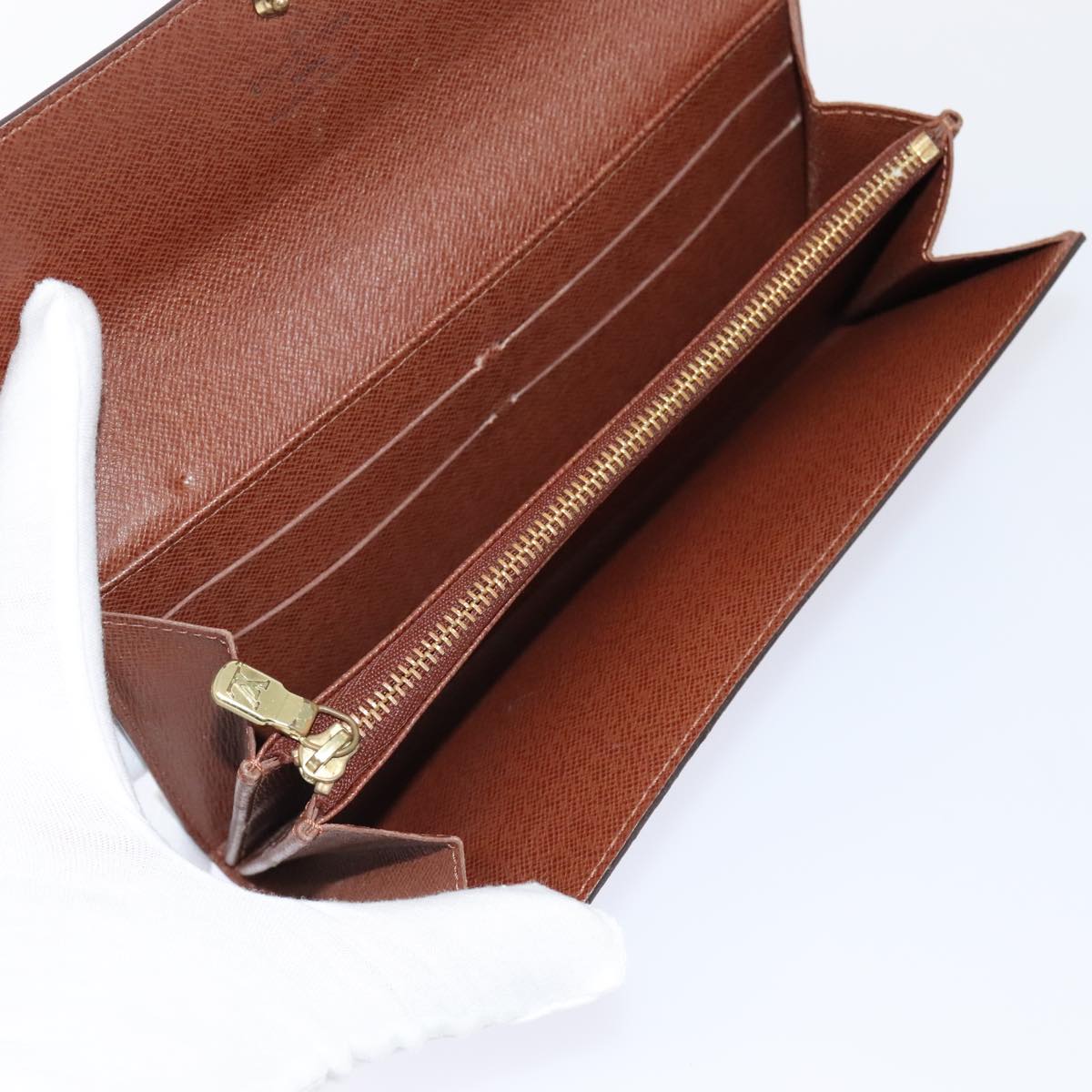 LOUIS VUITTON Monogram Portefeuille Sarah Long Wallet M60531 LV bs17395