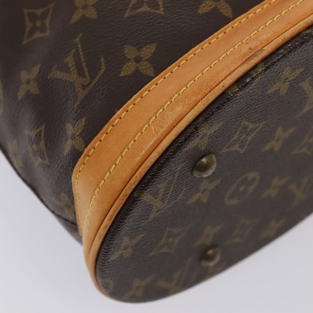 LOUIS VUITTON Monogram Bucket PM Shoulder Bag M42238 LV bs17397