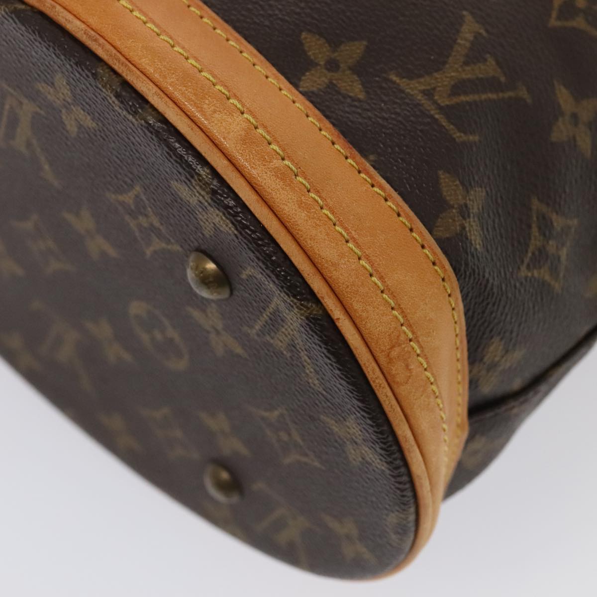 LOUIS VUITTON Monogram Bucket PM Shoulder Bag M42238 LV bs17397