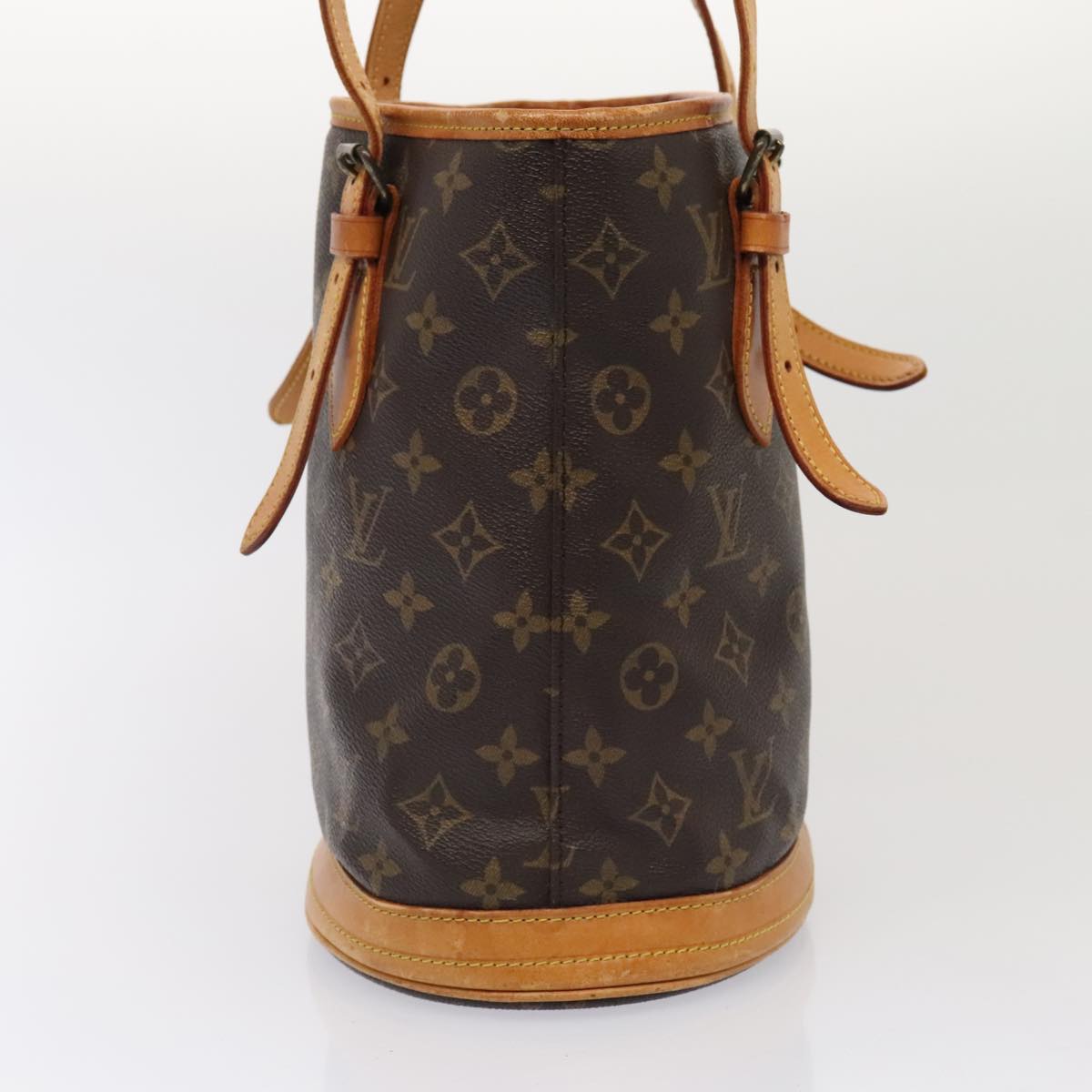 LOUIS VUITTON Monogram Bucket PM Shoulder Bag M42238 LV bs17397