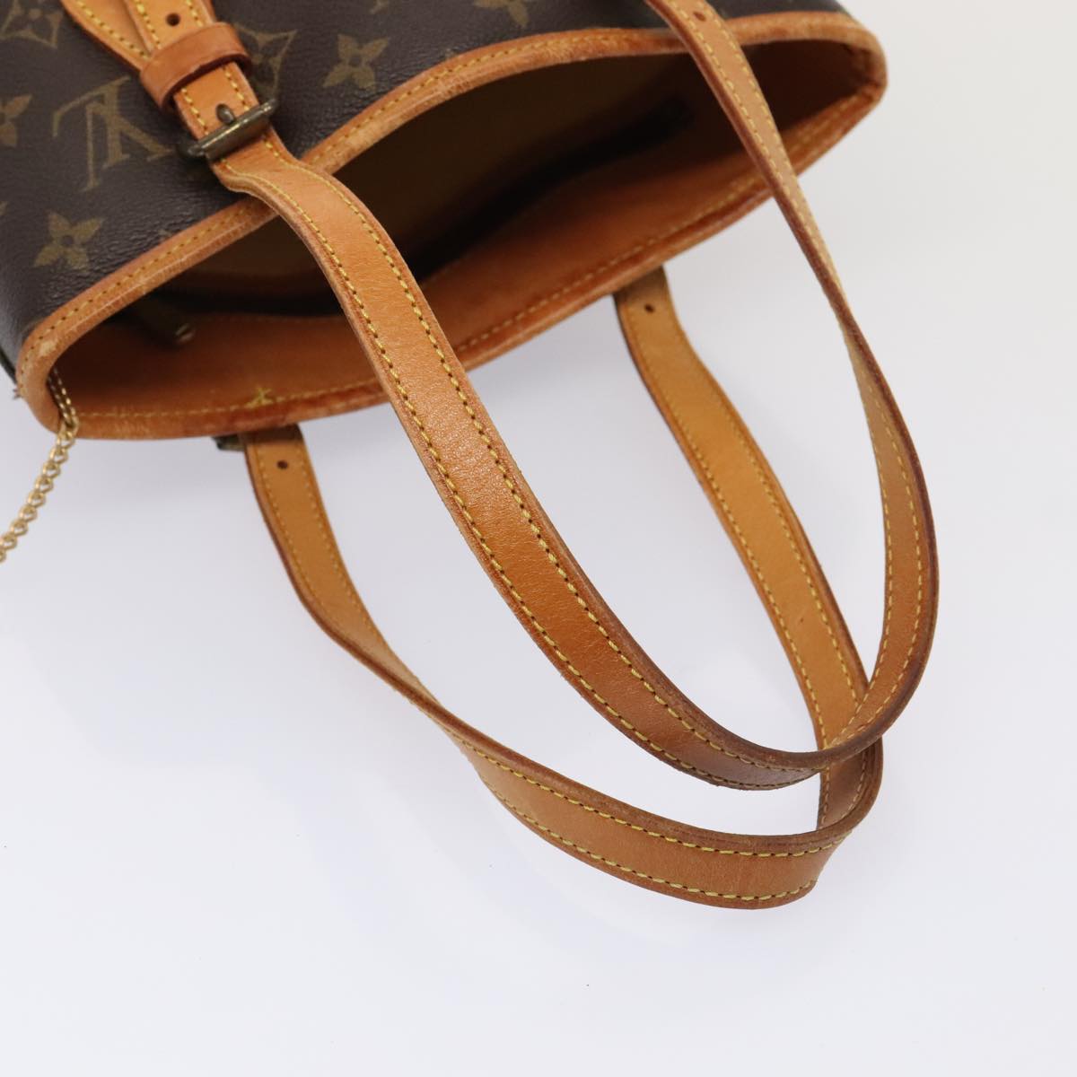 LOUIS VUITTON Monogram Bucket PM Shoulder Bag M42238 LV bs17397