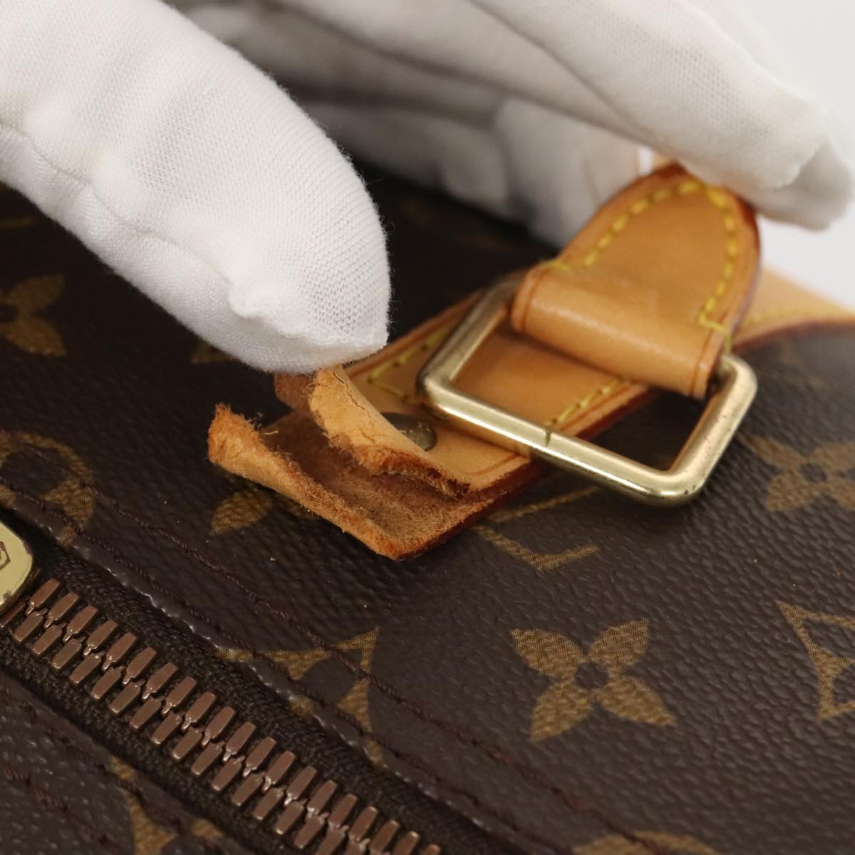 LOUIS VUITTON Monogram Keepall Bandouliere 55 Boston Bag M41414 LV bs17400